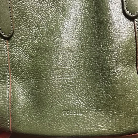 Green Leather Tote Bag - Picture 3 of 9